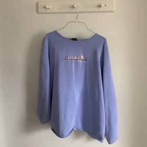Oversized vintage boothbay harbor maine crewneck!